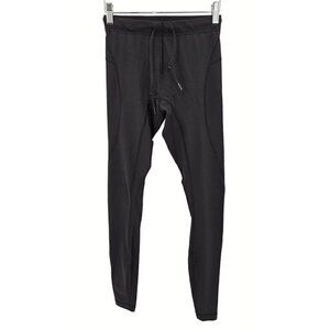 Lululemon Wunder Under Leggings Womens Sz S Drawstring Running Tights Black